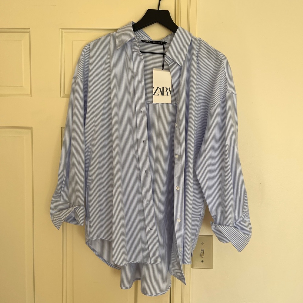 Oversized Zara Button Down Shirt